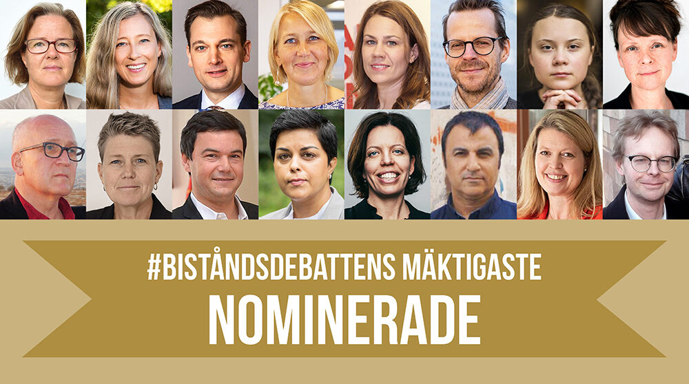 Nominerade till biståndets mäktigaste