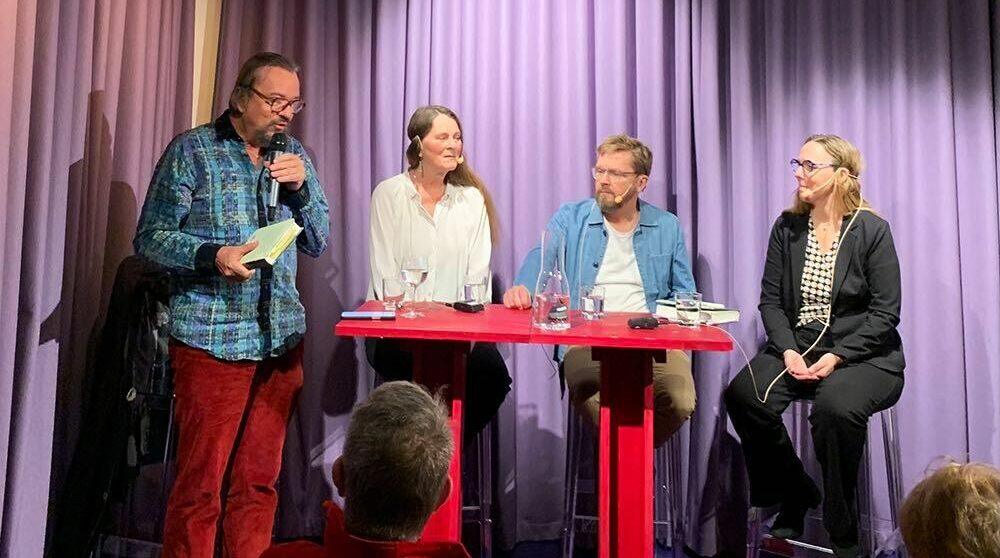 Bild på David Isaksson, Charlotte Buxbaum, Björn Wiman, Susanne von Waechter.